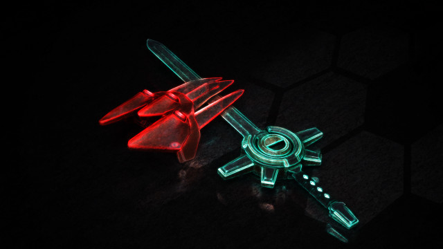 Scissors table dark light blades free wallpaper for desktop - medium preview image