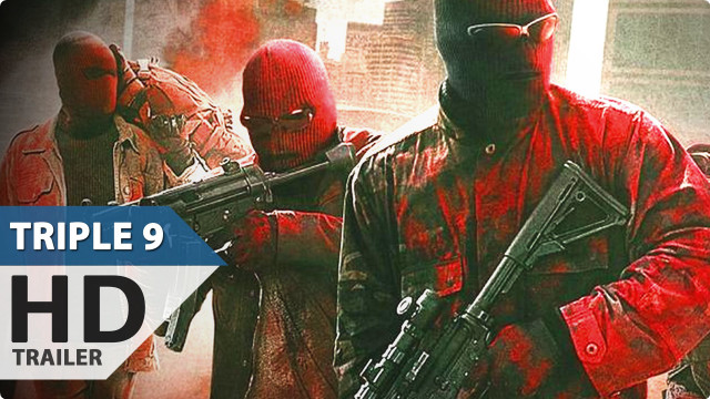 Red jackets masks holding guns free wallpaper for desktop - medium preview image