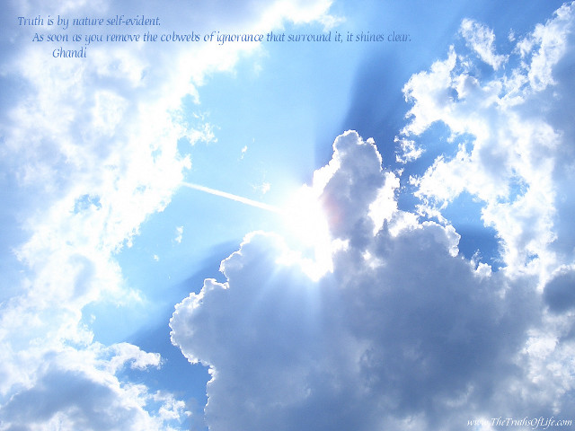Blue sky white cloud sun free wallpaper for desktop - medium preview image