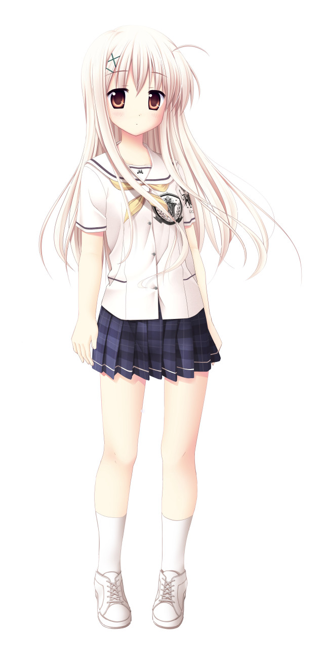 Chizuko yoshida girl school uniform free wallpaper for mobile - medium preview image