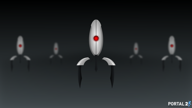 Red glowing objects dark room free wallpaper for desktop - medium preview image