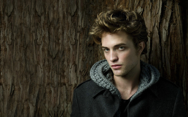 Man scarf serious tree trunk free wallpaper for desktop - medium preview image