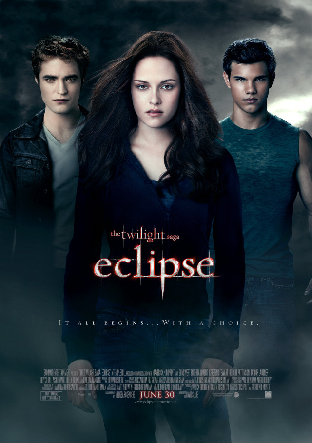 Twilight saga characters dark sky free wallpaper for mobile - medium preview image