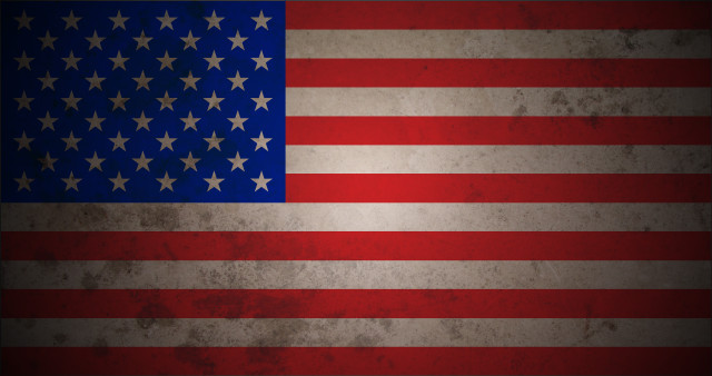 Grungy american flag stars stripe free wallpaper for desktop - medium preview image