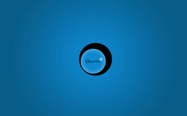 Blue background black circle ubume free wallpaper for desktop - medium preview image