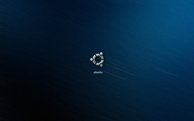 Blue background white circle black free wallpaper for desktop - medium preview image