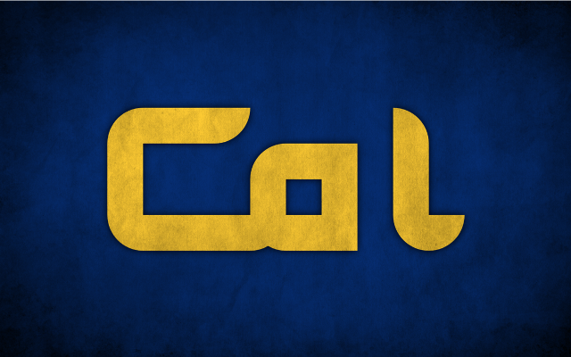 Yellow blue logo cal black free wallpaper for desktop - medium preview image