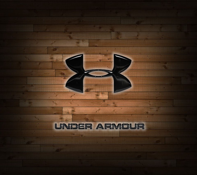 Wooden wall under armour logo free wallpaper for tablet - medium preview image