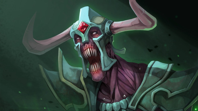 Demonic horned redeye glowing mecha free wallpaper for desktop - medium preview image