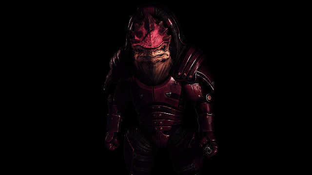 Man red suit glowing neoism free wallpaper for desktop - medium preview image