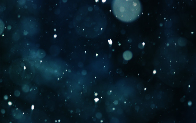 Dark blue snowflakes blurry tree free wallpaper for desktop - medium preview image