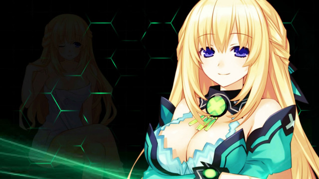 Woman green dress green light free wallpaper for desktop - medium preview image