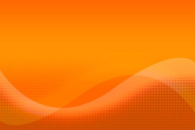 Bright orange wavy design white free wallpaper for desktop - medium preview image