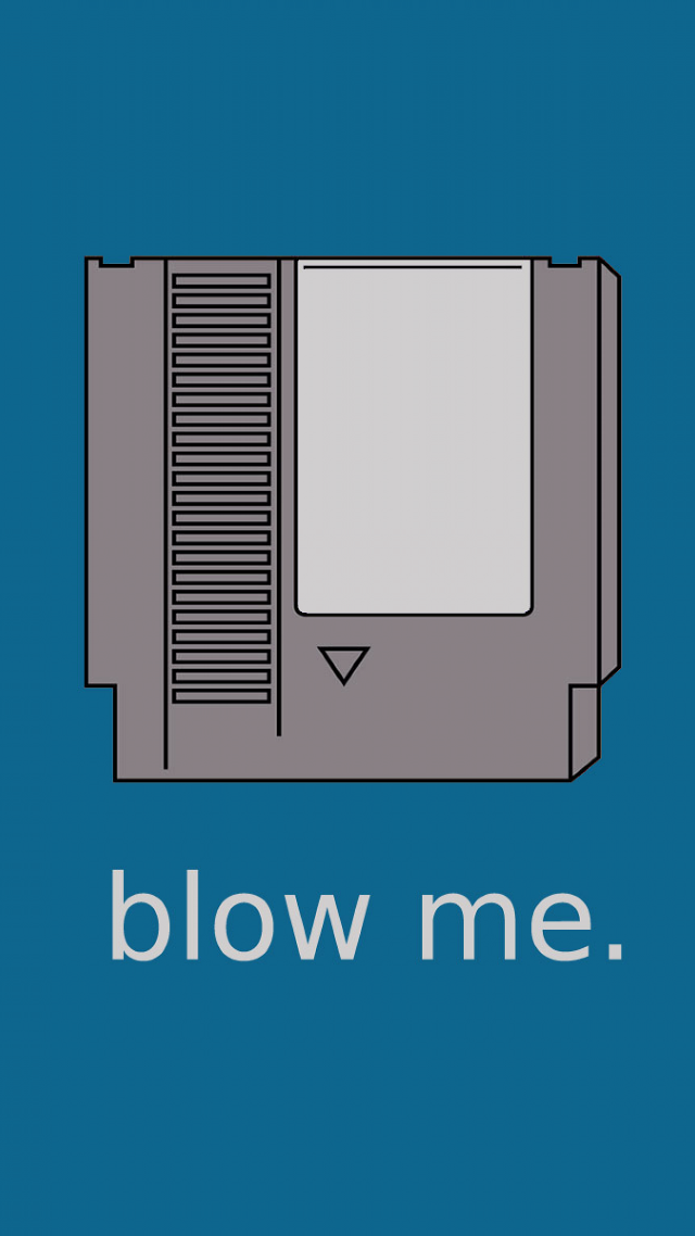 Blue background white text blow free wallpaper for mobile - medium preview image