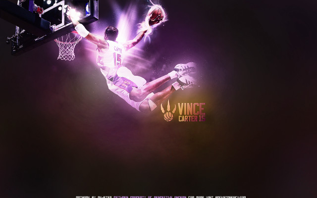 Basketball player dunking air dunk free wallpaper for desktop - medium preview image