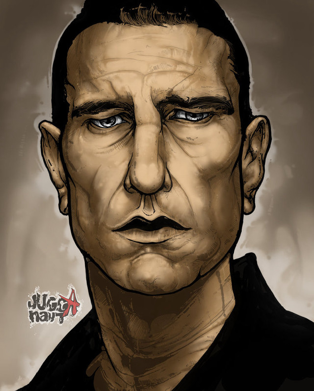 Man mustache black shirt drawing free wallpaper for mobile - medium preview image