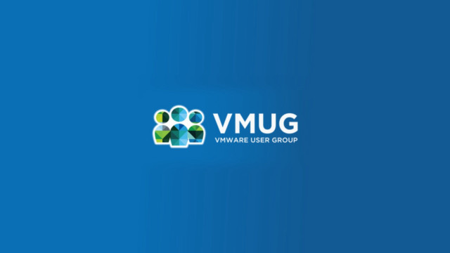 Blue background vmug logo image free wallpaper for desktop - medium preview image