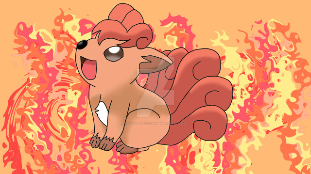 Cartoon squirrel red tail red free wallpaper for desktop - medium preview image