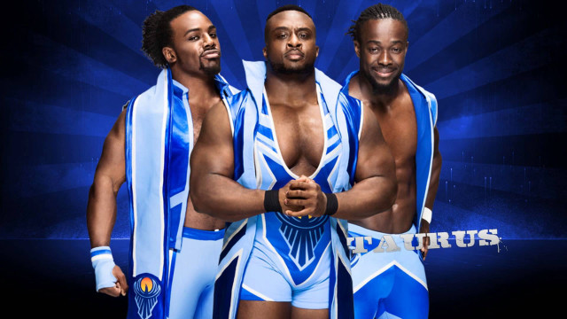 Three men blue uniforms posing free wallpaper for desktop - medium preview image