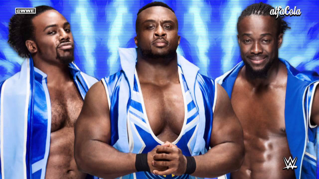Three men blue white outfits free wallpaper for desktop - medium preview image