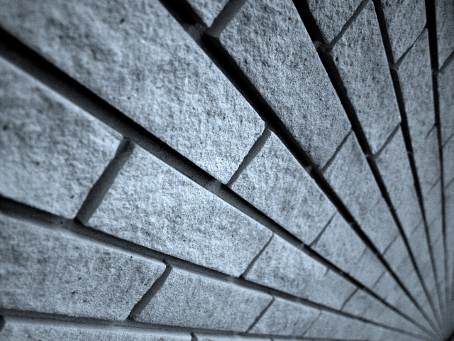 Brick wall concrete top photorealism free wallpaper for desktop - medium preview image