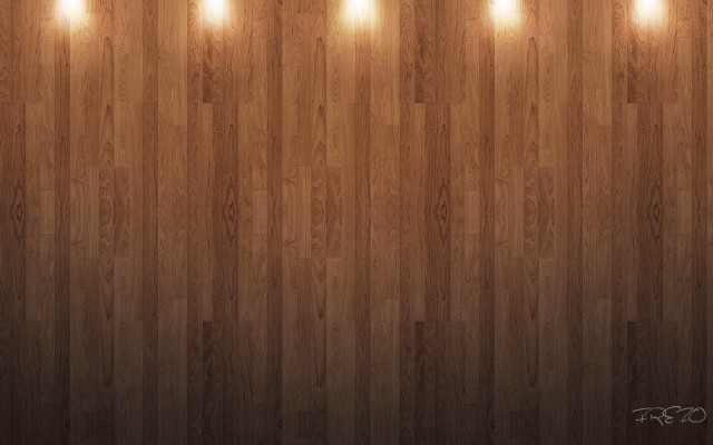 Wood floor three lights wall free wallpaper for desktop - medium preview image
