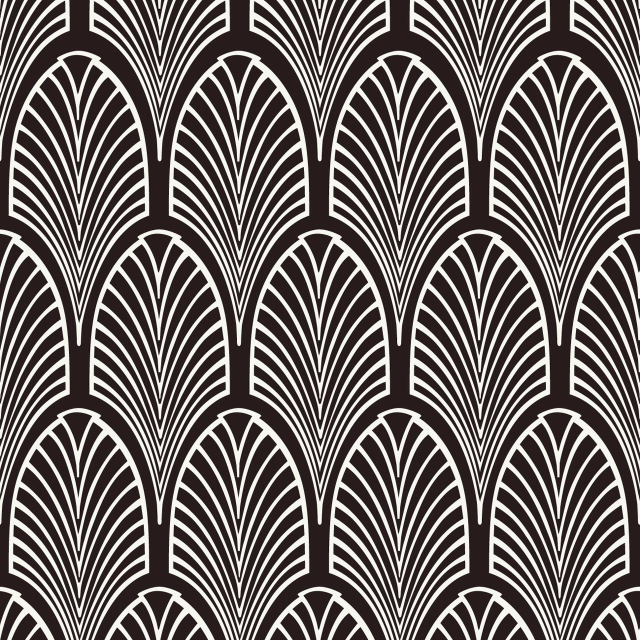 Black white art deco wallpaper free wallpaper for tablet - medium preview image
