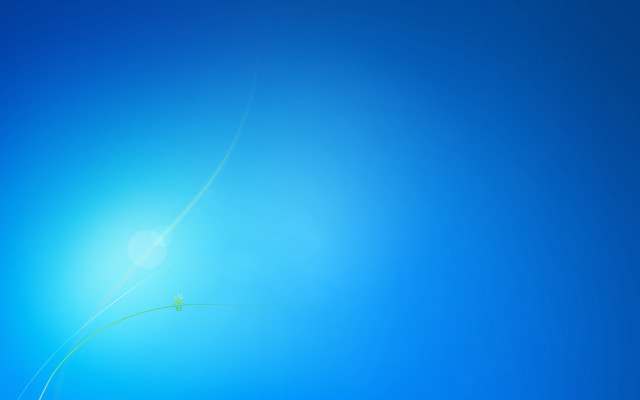 Blue sky green kite flying #2 free wallpaper for desktop - medium preview image