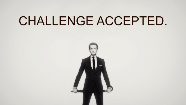 Challenge accepted man suit tie free wallpaper for desktop - medium preview image
