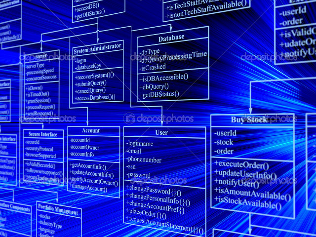 Blue background lines numbers abstract free wallpaper for desktop - medium preview image