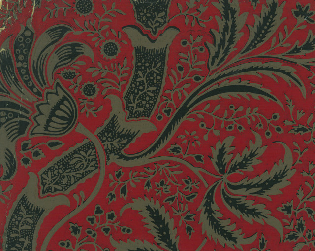 Red green wallpaper bird flowers free wallpaper for desktop - medium preview image