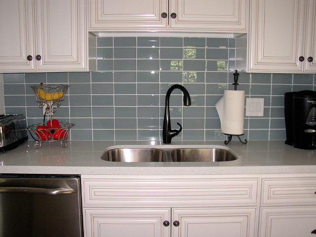 Kitchen sink modern bright clean free wallpaper for desktop - medium preview image