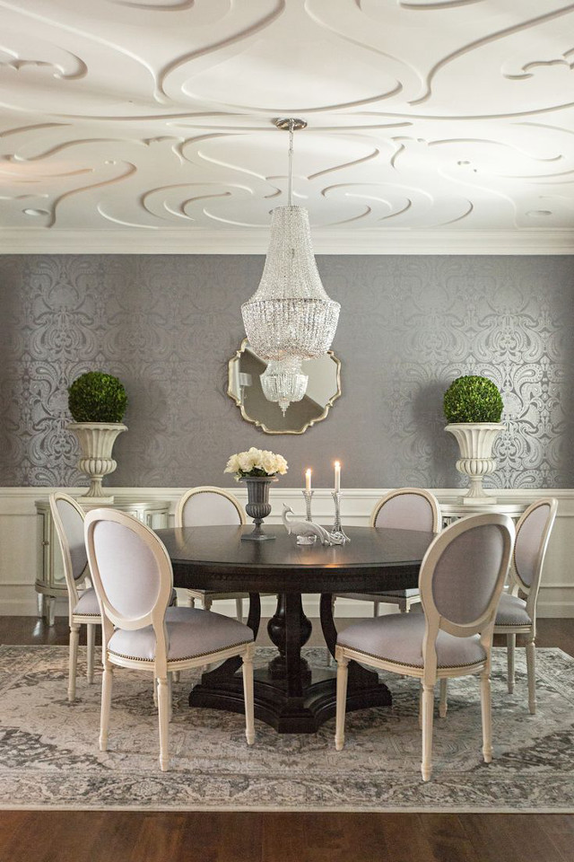 Dining room chandelier table chairs #4 free wallpaper for mobile - medium preview image
