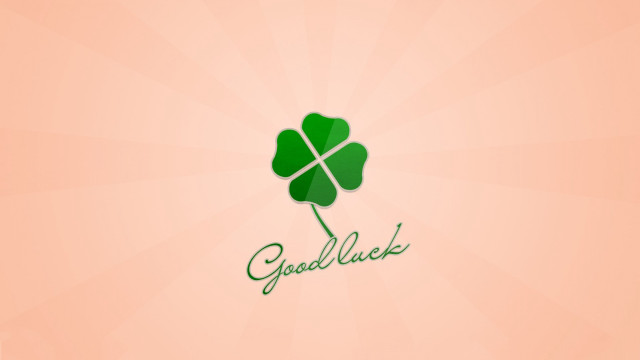 Green clover good luck shamrock free wallpaper for desktop - medium preview image