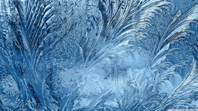 Blue ice pattern water droplets free wallpaper for desktop - medium preview image