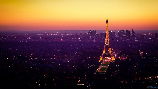 Tall tower bright sky nighttime free wallpaper for desktop - medium preview image