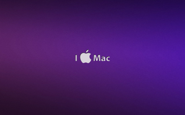 Purple apple logo i mac free wallpaper for desktop - medium preview image