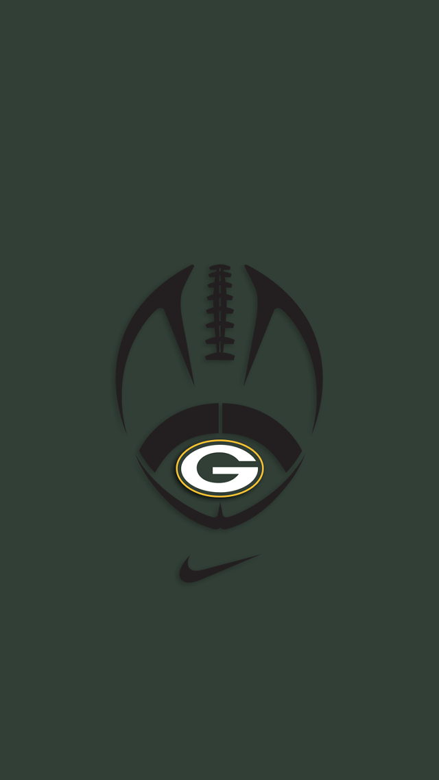 Green bay packers logo football free wallpaper for mobile - medium preview image