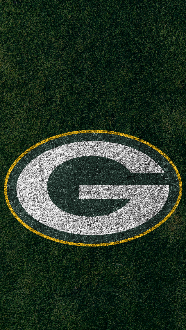Green bay packers logo grass #2 free wallpaper for mobile - medium preview image