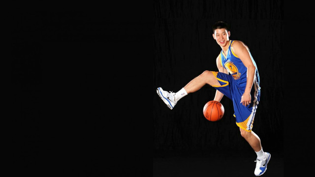 Man blue yellow uniform basketball free wallpaper for desktop - medium preview image