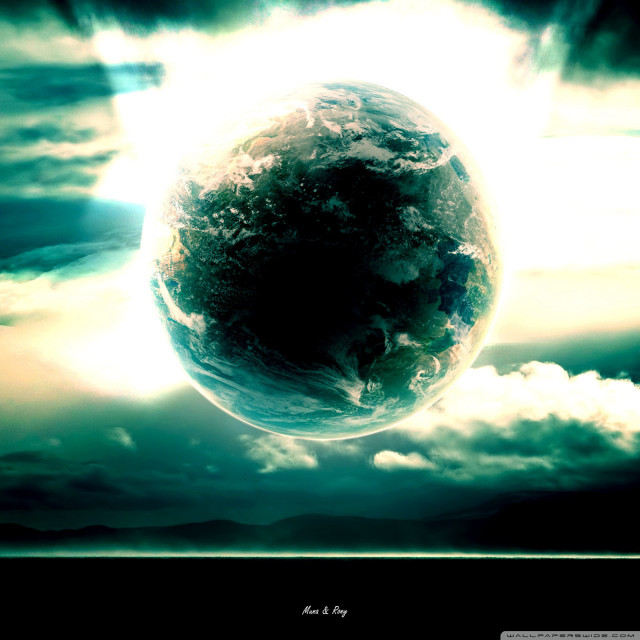 Earth sky clouds sunlight space free wallpaper for tablet - medium preview image