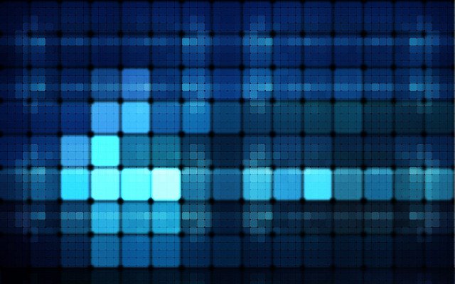 Blue background squares dots pattern #11 free wallpaper for desktop - medium preview image