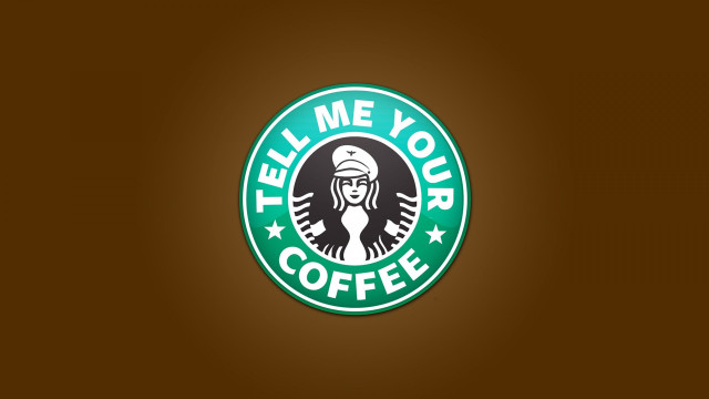 Starbucks logo woman face tell free wallpaper for desktop - medium preview image