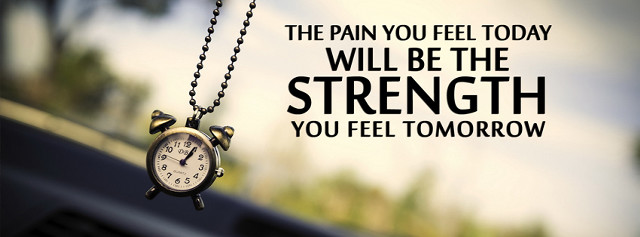 Clock chain quote pain strength free wallpaper for desktop - medium preview image