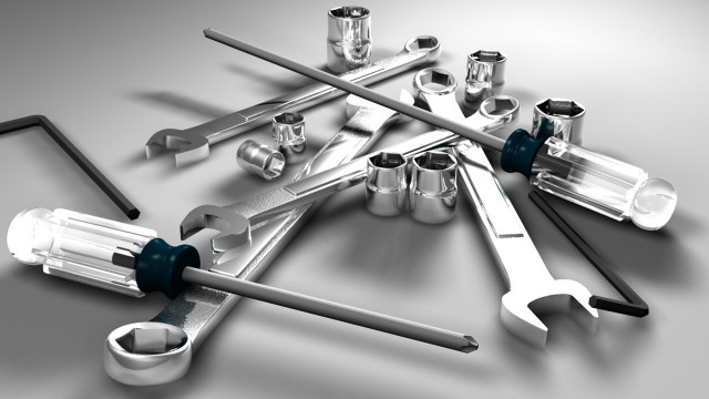 Tools table wrenches screws mechanical free wallpaper for desktop - medium preview image