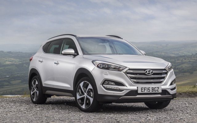 White car hill valley mountains free wallpaper for desktop - medium preview image