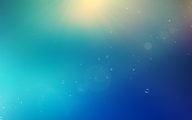 Blue yellow bubbles water surface free wallpaper for desktop - medium preview image