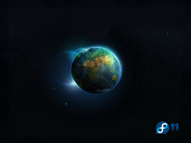 Blue green earth black background free wallpaper for desktop - medium preview image