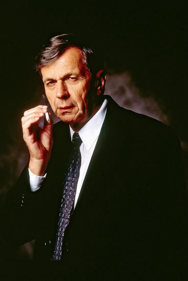 Man suit tie cigarette serious #2 free wallpaper for mobile - medium preview image