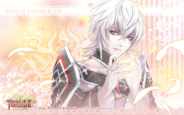 Anime character gold coin floral free wallpaper for desktop - medium preview image